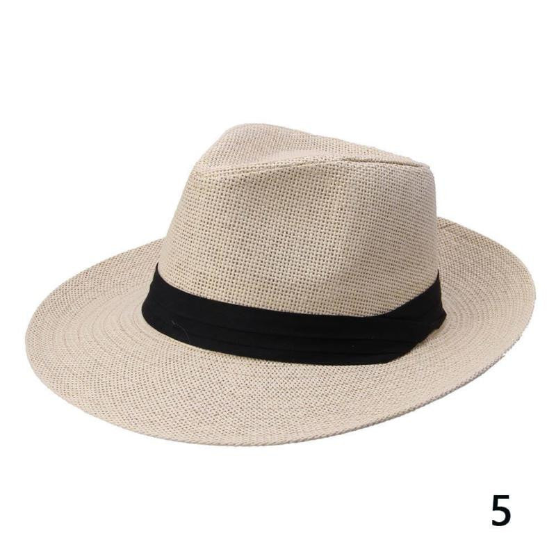 Summer sun mens folding sun hat outdoor sun hat beach hat big straw hat - Pete's Fine Hats